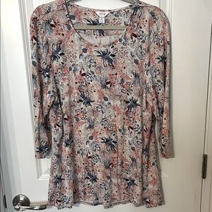 Intro brand Floral Print Tunic Top